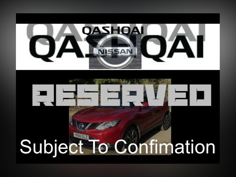Red 2016 Nissan Qashqai 1.5 dCi Tekna SUV 5dr Diesel Manual 2WD Euro 6 s/s 110 ps in Shoreham-By-Sea